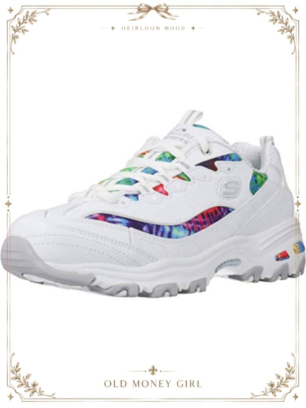D'Lites Summer Fiesta Sneakers Air-Cooled Memory Foam Lace-Up